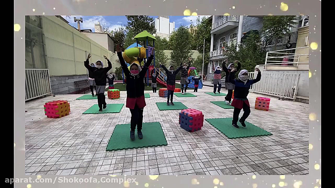 انجام ورزش صبحگاهی توسط دختران...