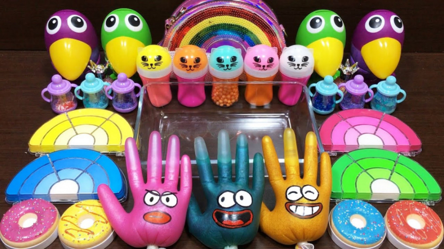 اسلایم های رنگی و بادکنکی