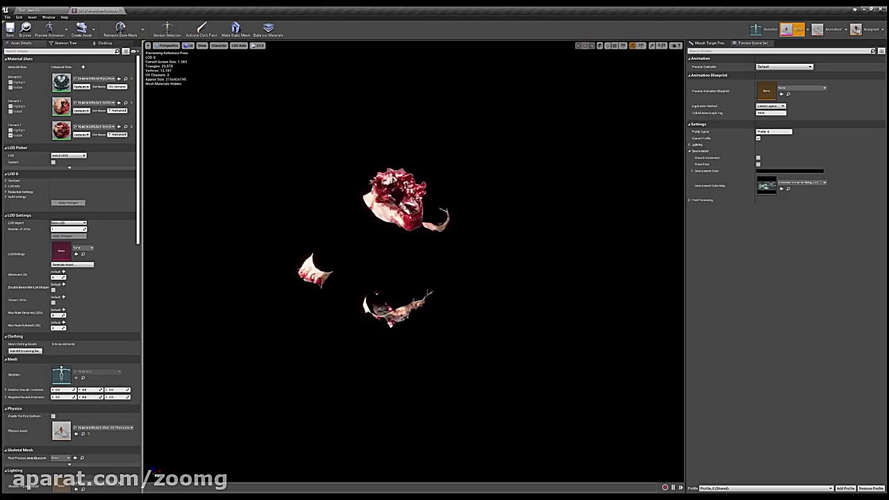 نمایش قطع عضو و سیستم مبارزات...