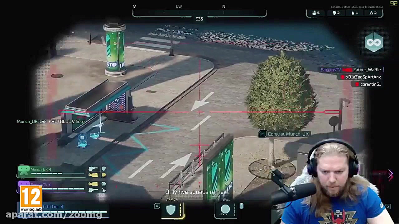 نمایش واکنش استریمرها به بازی...