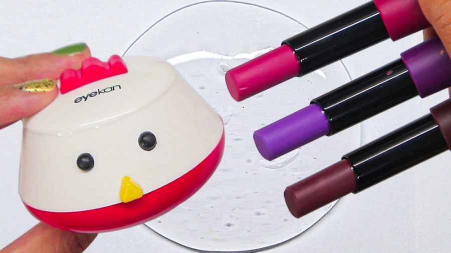 اسلایم شفاف و لوازم میکاپ