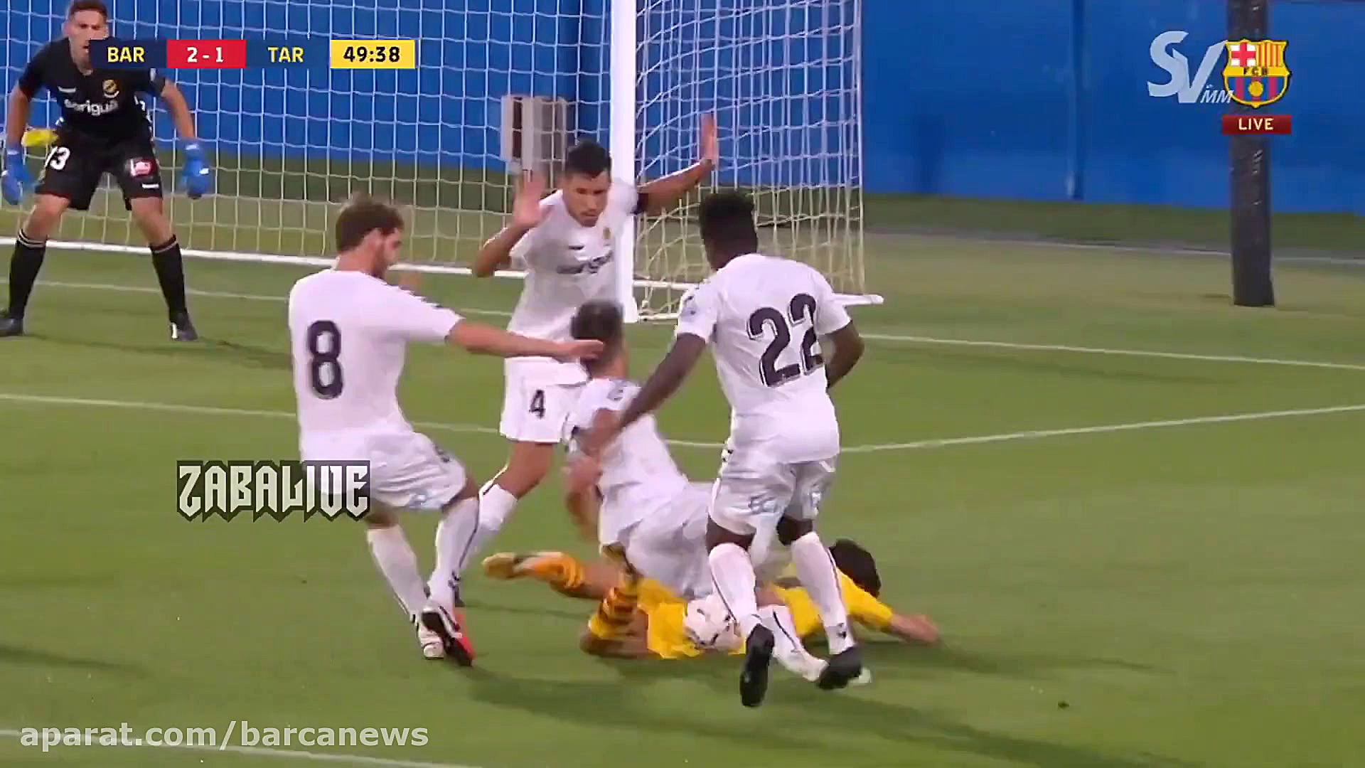 اولین بازی ترینکائو برای بارسل...