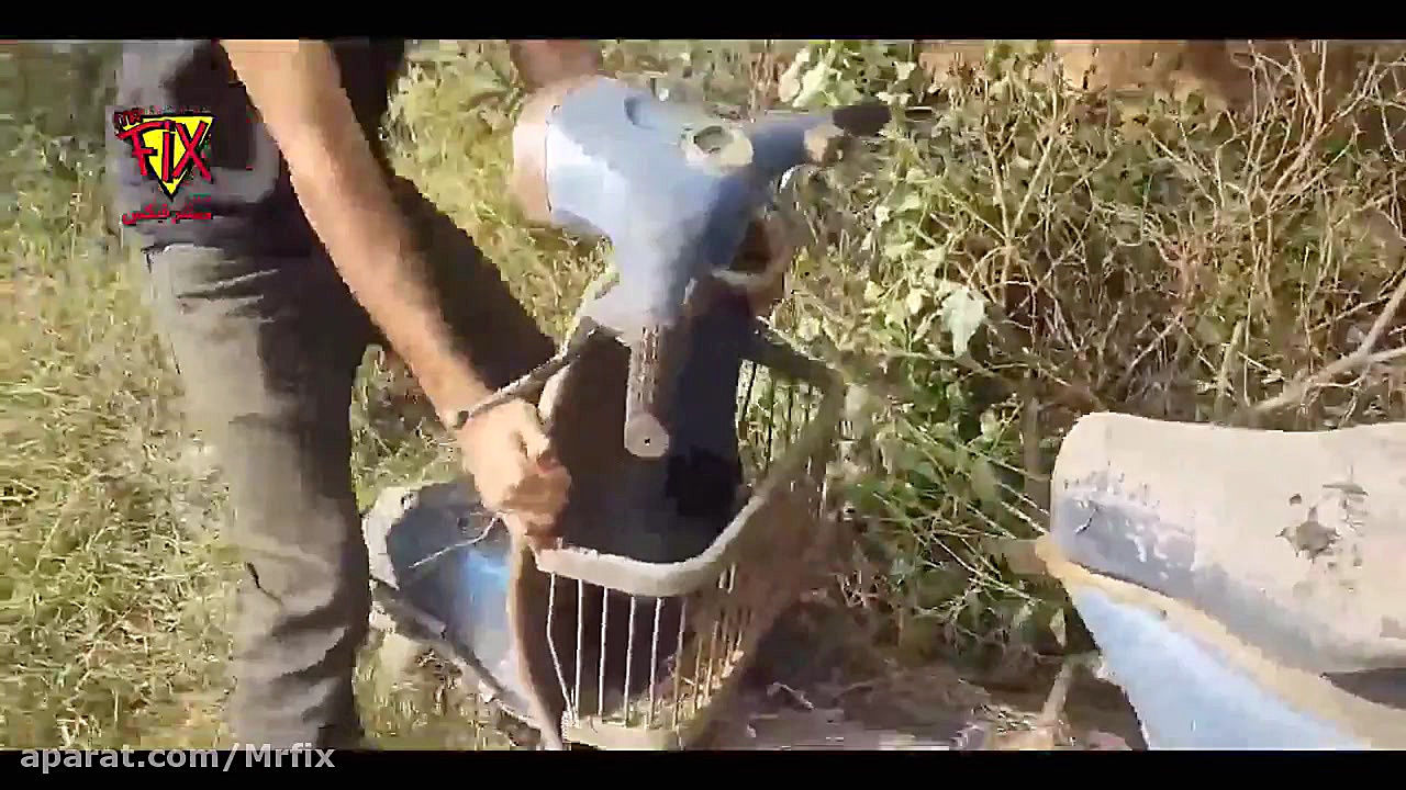 بازسازی کامل موتور وسپا پیاجیو...