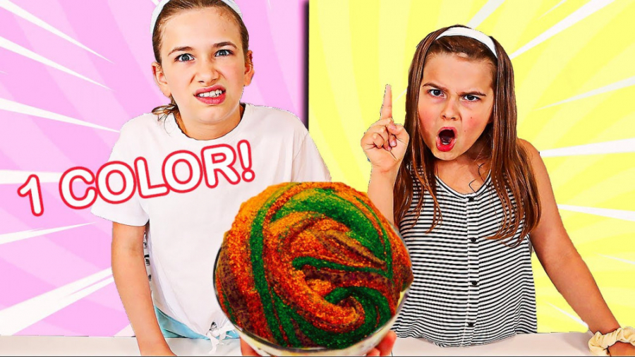 چالش اسلایم  فقط یک رنگ  مدی و...