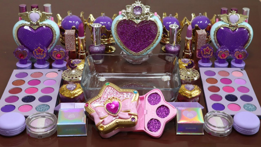 اسلایم میکاپ  تم بنفش و صورتی