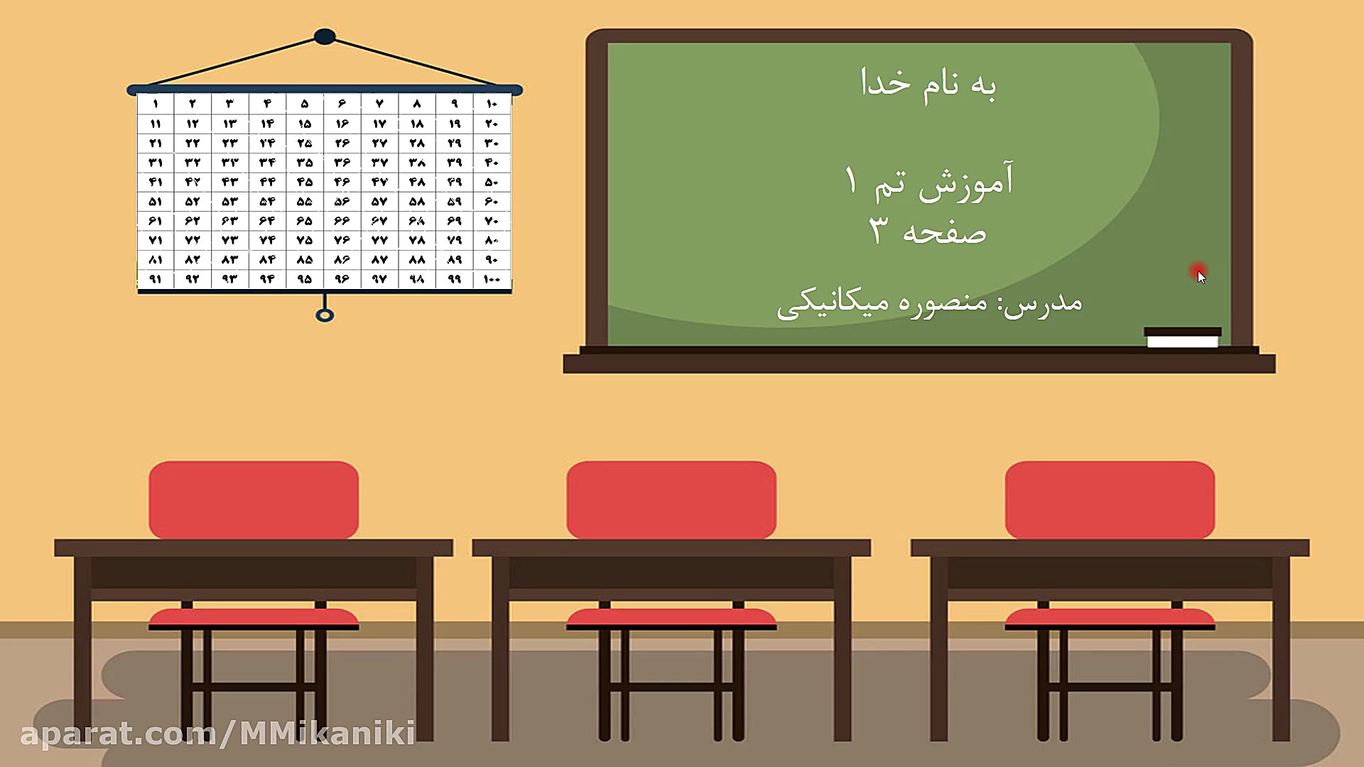 آموزش صفحه 3 کتاب ریاضی اول دب...