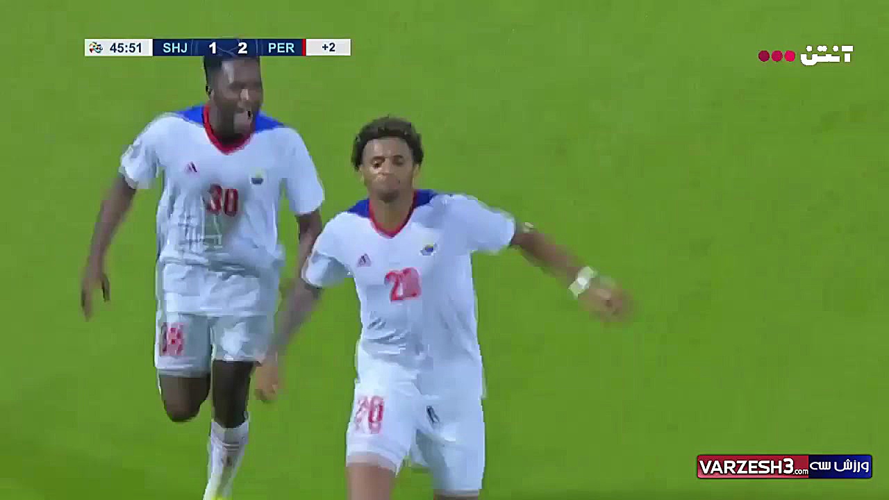 خلاصه بازی پرسپولیس2 2الشارجه