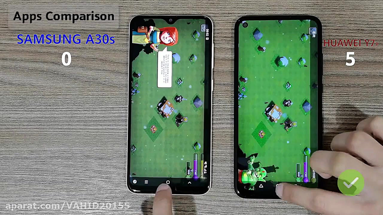 مقایسه گوشی موبایل Huawei Y7p...