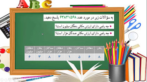 ریاضی ششم عدد نویسی فعالیت صفح...