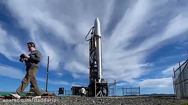 لحظه انفجار موشک مداری آمریکا