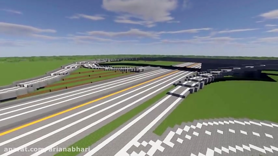 ساختن اتوبان بزرگ در ماین کراف...