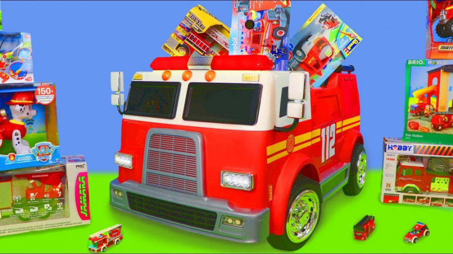 هلی کوپتر اتشنشانی و ماشین اتش...