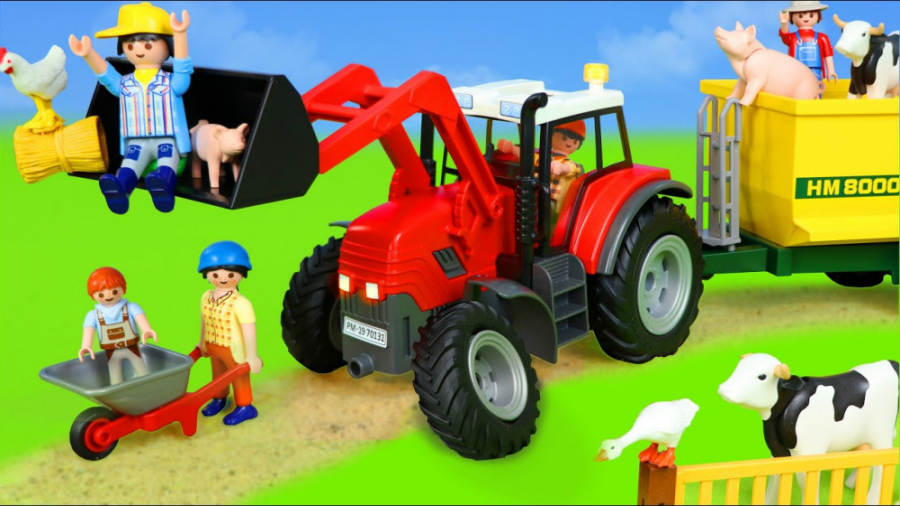 لگو کارتون تراکتورهای مزرعه