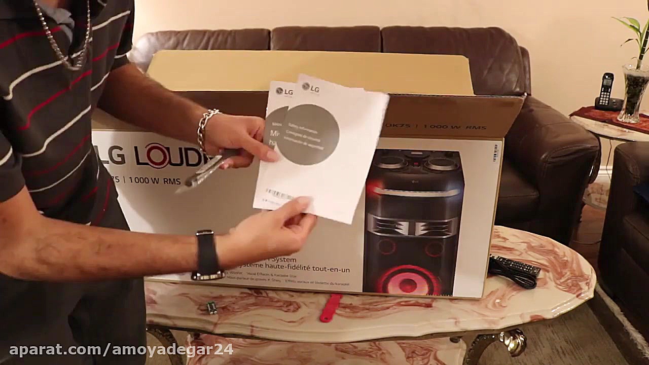 فیلم معرفی شیک ال جی XBOOM OK7...