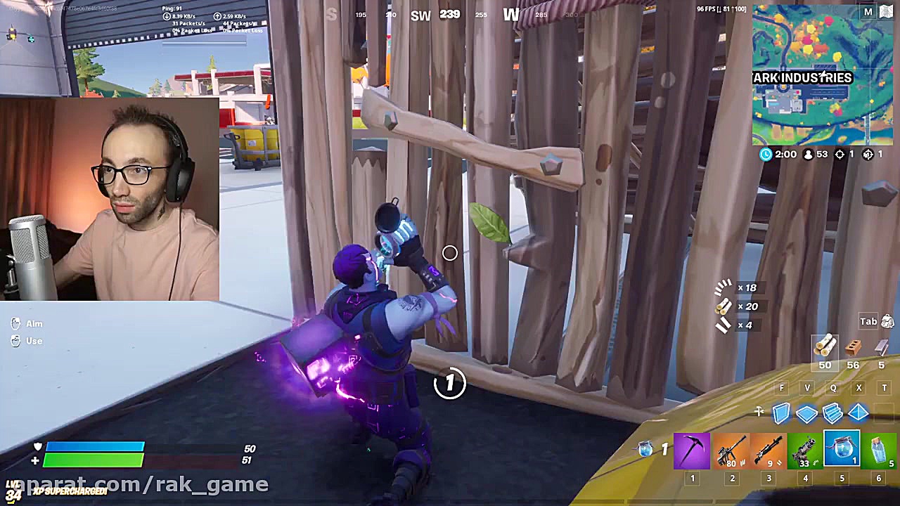 گیمپلی فورتنایت با tinyone pla...