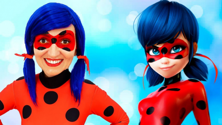 میکاپ و لباس لیدی باگ   میراکل...