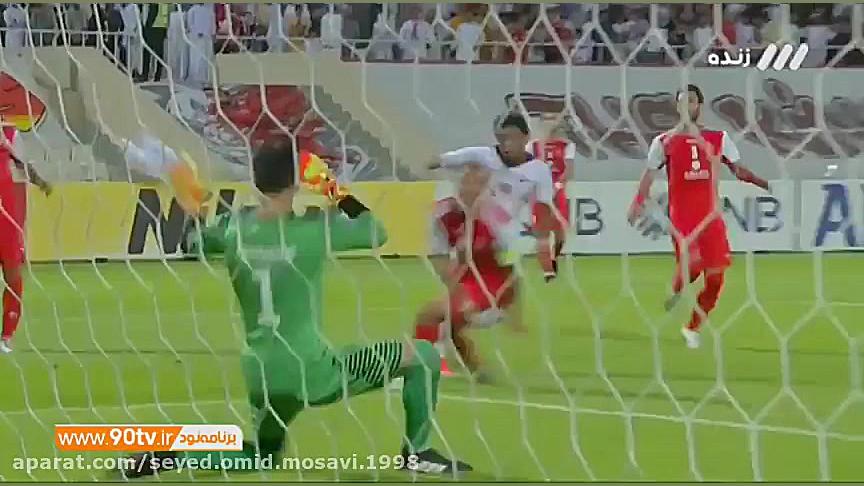 خلاصه بازی الشارجه امارات و پر...