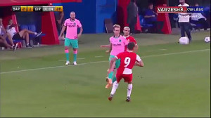 خلاصه بازی بارسلونا 3  خیرونا...