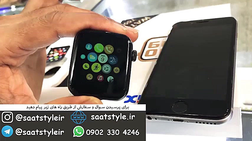 ساعت هوشمند کپی اپل واچ مدل T5...
