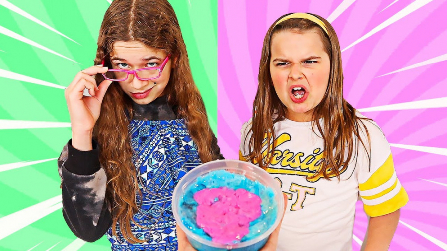 چالش اسلایم  ساخت اسلایم زیبا...