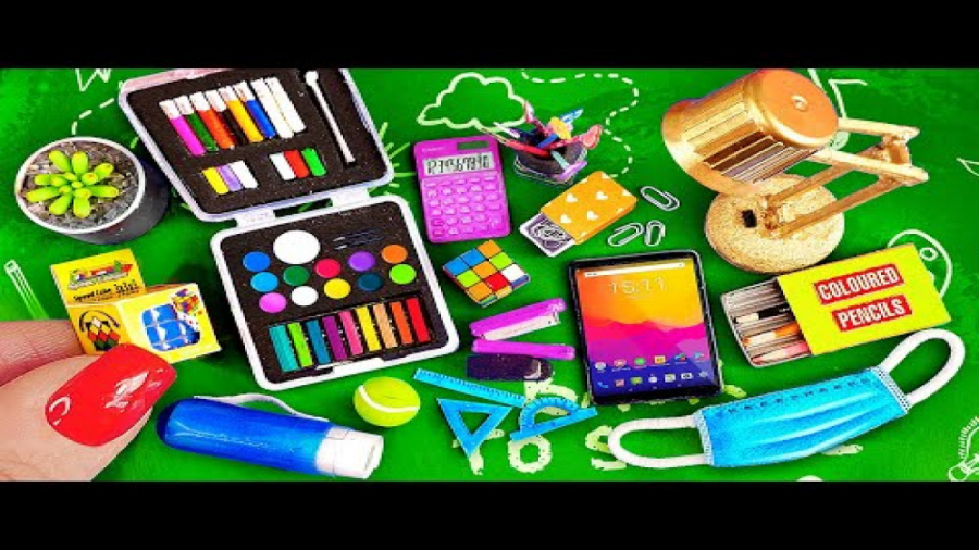 آموزش ساخت وسایل مدرسه باربی