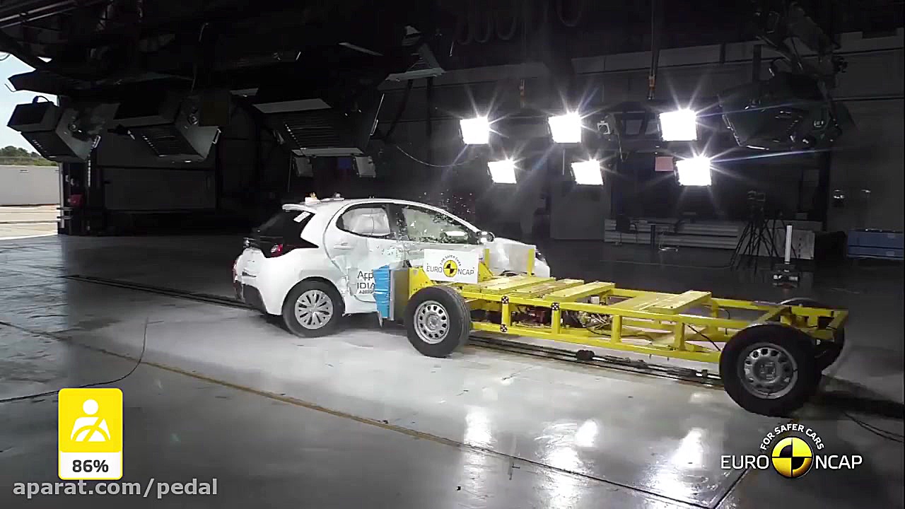 تست تصادف تویوتا یاریس 2020