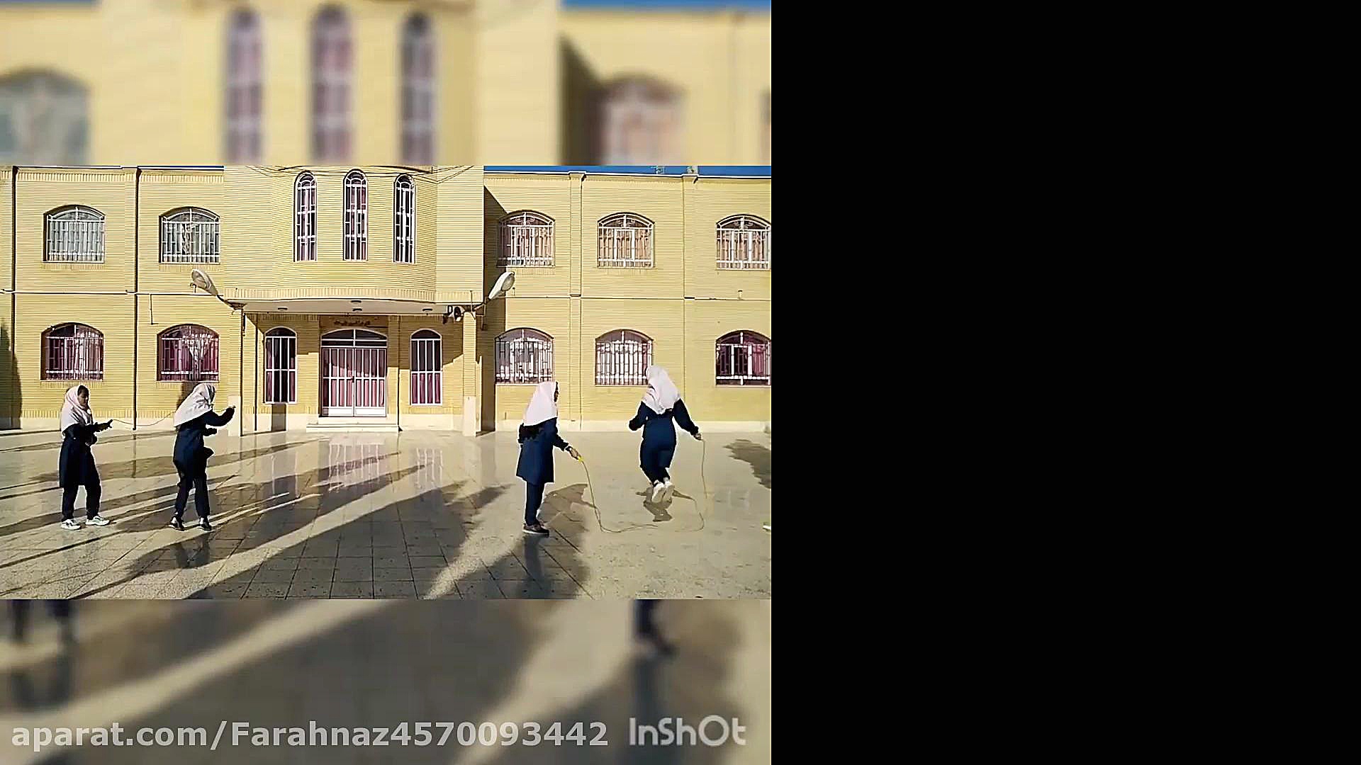 اجرای گروه طناب زنی دختران فره...