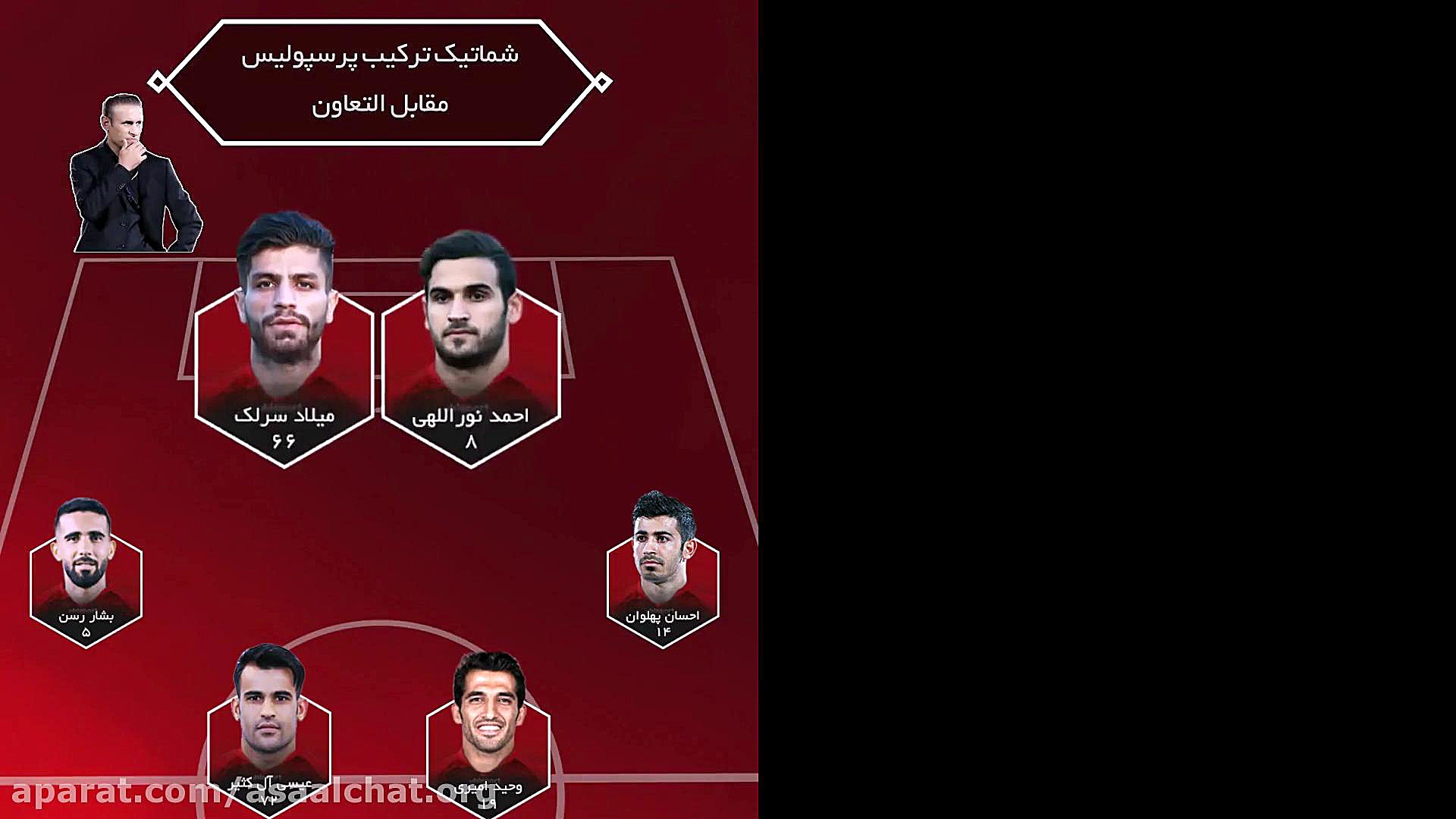 ترکیب پرسپولیس برابر التعاون