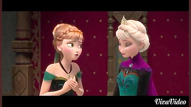 دوبله من از السا برای مسابقه ج...