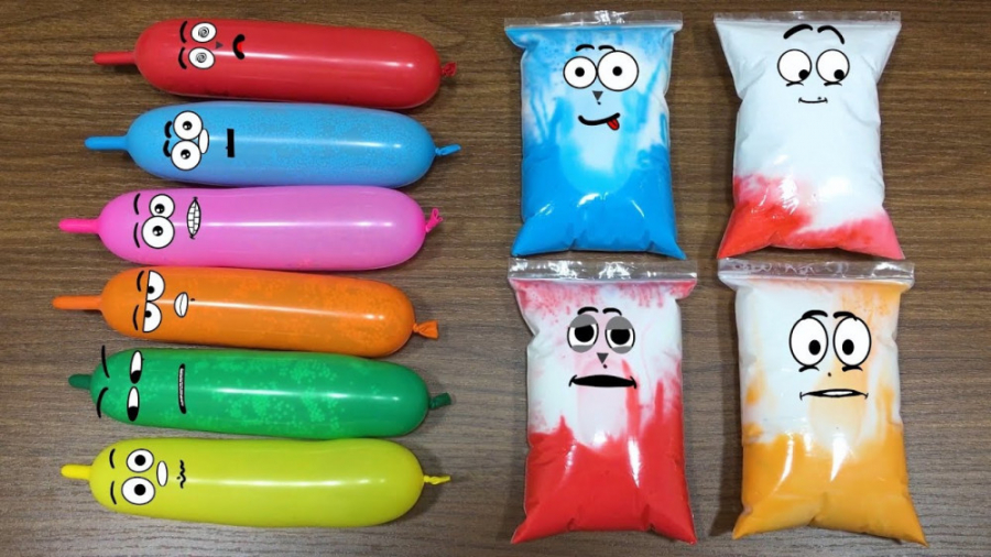 اسلایم سرگرمی و جالب بادکنکی