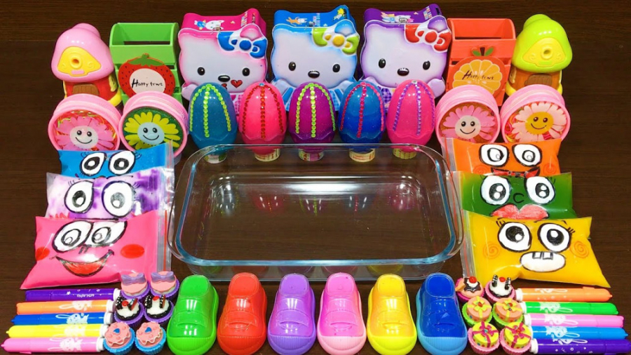 مخلوط کردن اسلایم ::: اسلایمها...