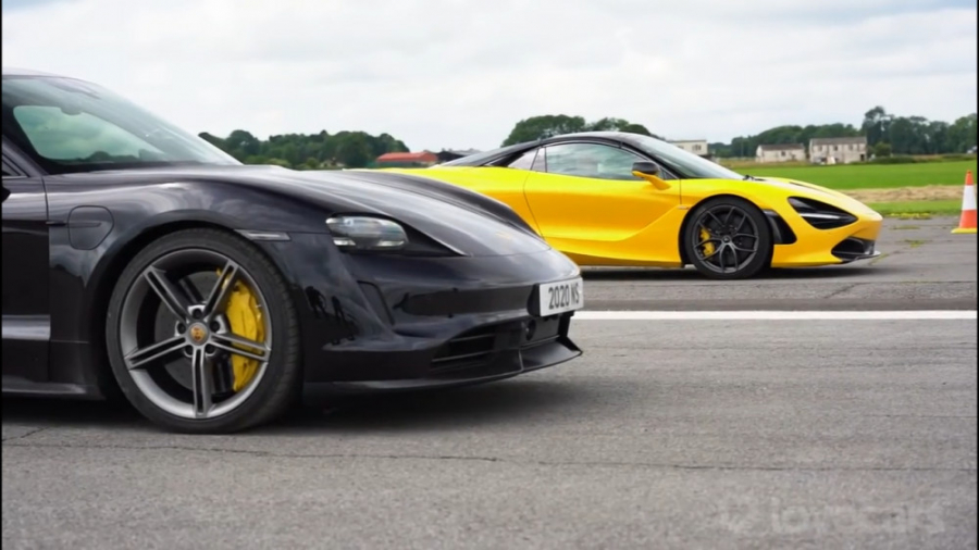 درگ پورشه تایکان توربو اس و مک...