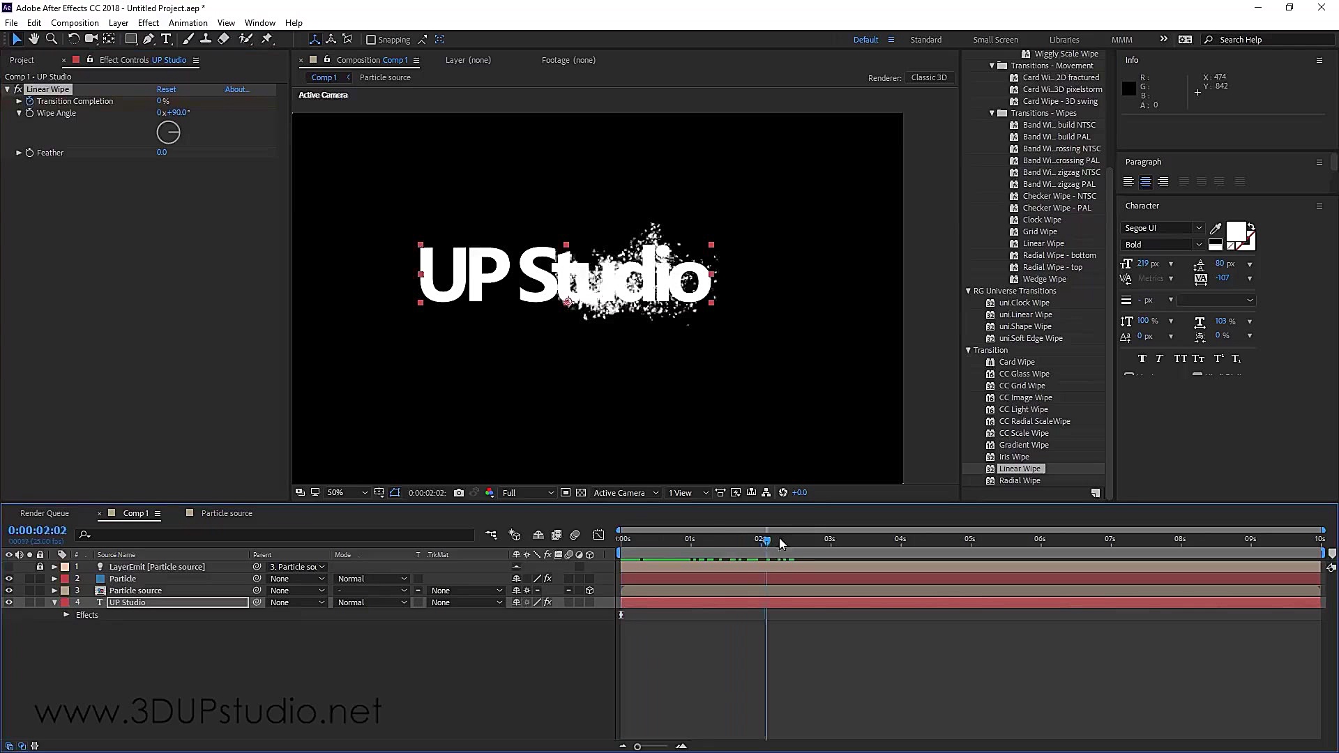 آموزش پارتیکل سیستم در افترافک...