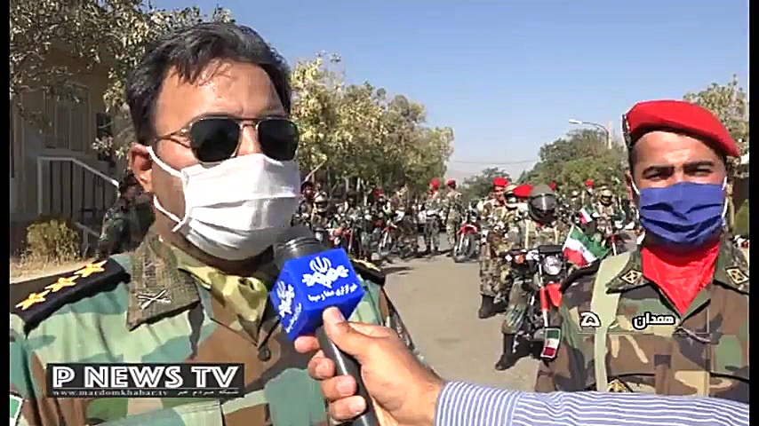 رژه موتور سواران ارتش جمهوری ا...