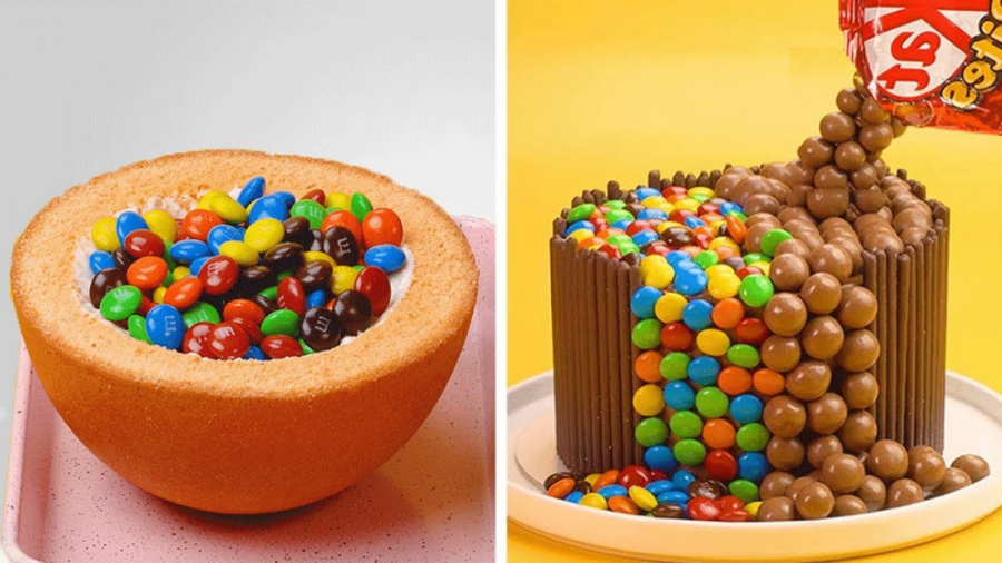 تزیین کیک شکلاتی رنگی و جذاب :...