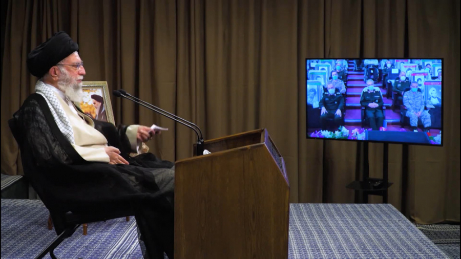 سخنرانی در ارتباط تصویری با پی...