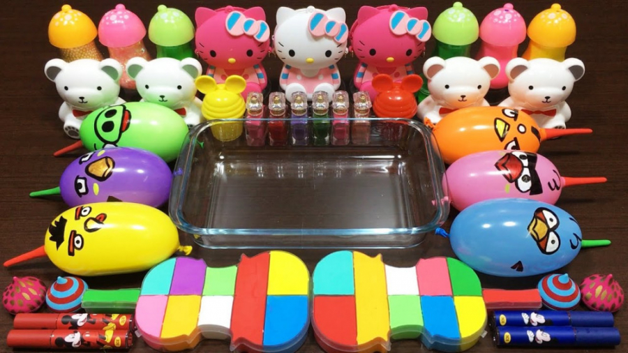 مخلوط کردن اسلایم :::: بازی با...