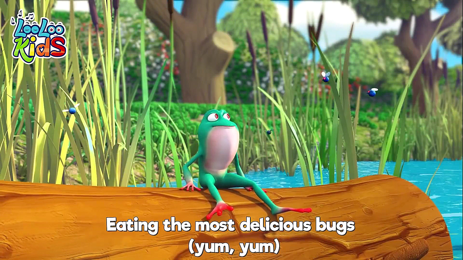 آهنگ آموزشی کودکانه  5 قورباغه...