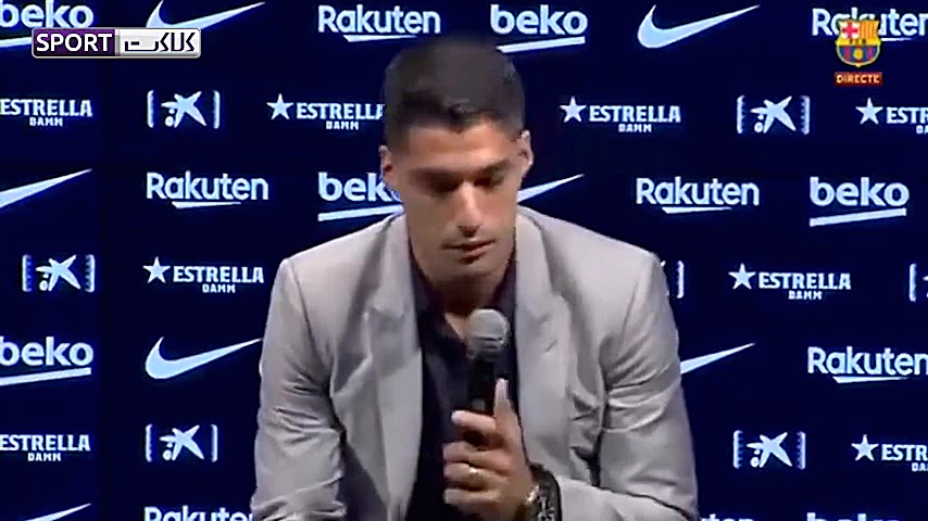 گریه لوئیس سوارز در نشست خبری...