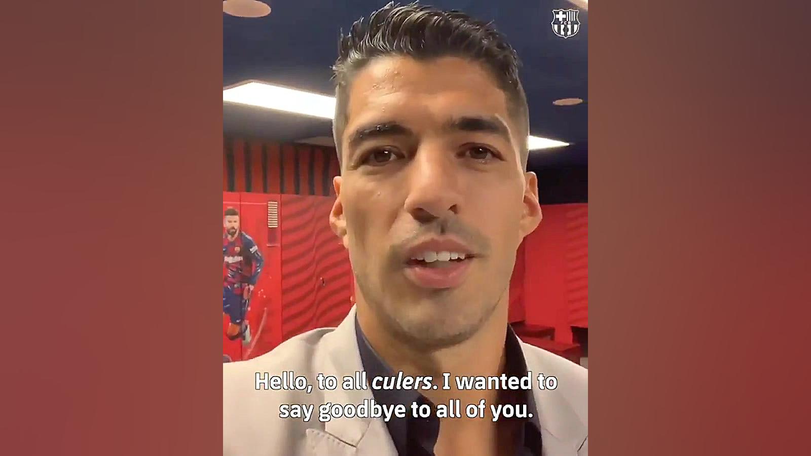 پیام خداحافظی سوارز با هوادارا...