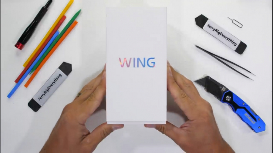 کالبدشکافی گوشی ال جی وینگ