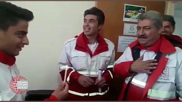 تا آخرین لحظه در تب و تاب خدمت...