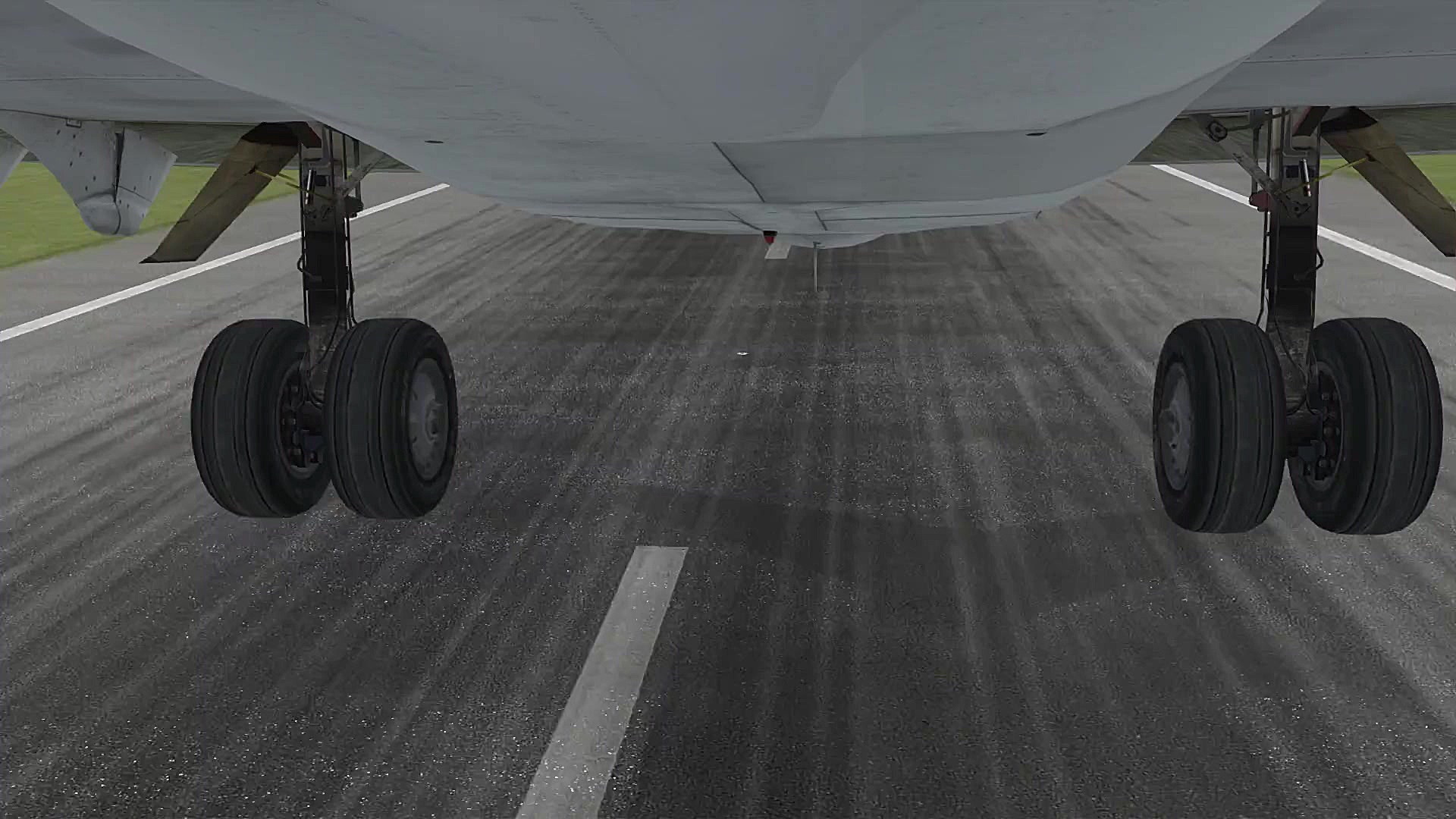 تیک آف MD 83 از نمایی جذاب شبی...