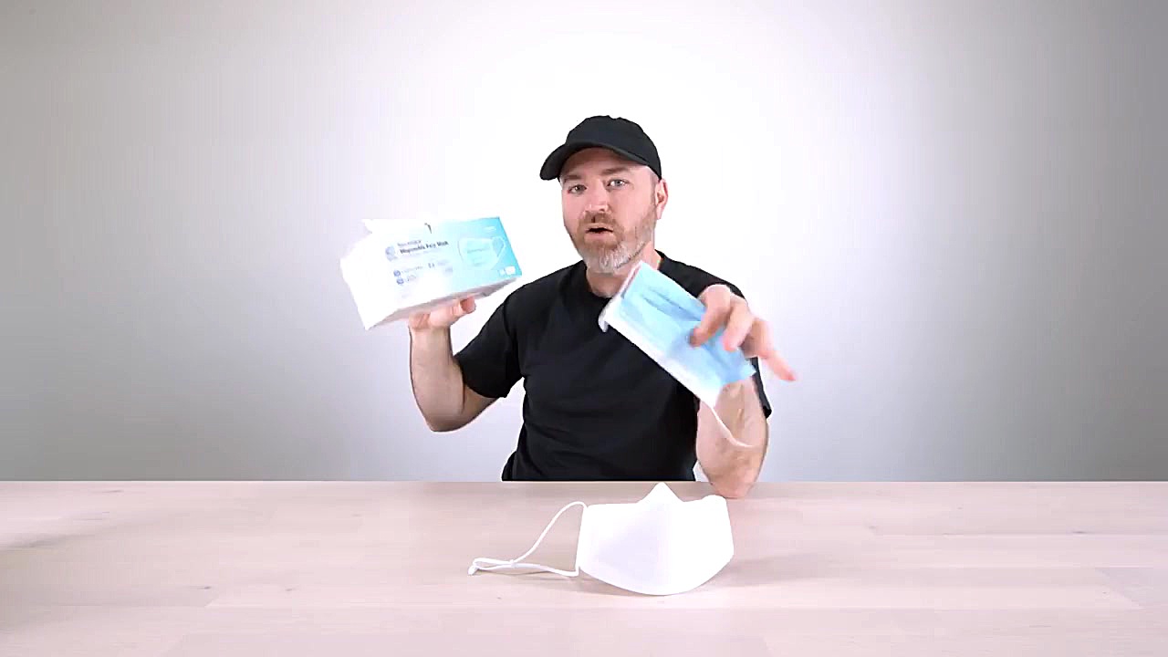 جعبه گشایی ماسک ضد کرونای اپل...