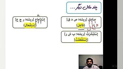 عربی نهم درس دوم وزن کلمات  دک...