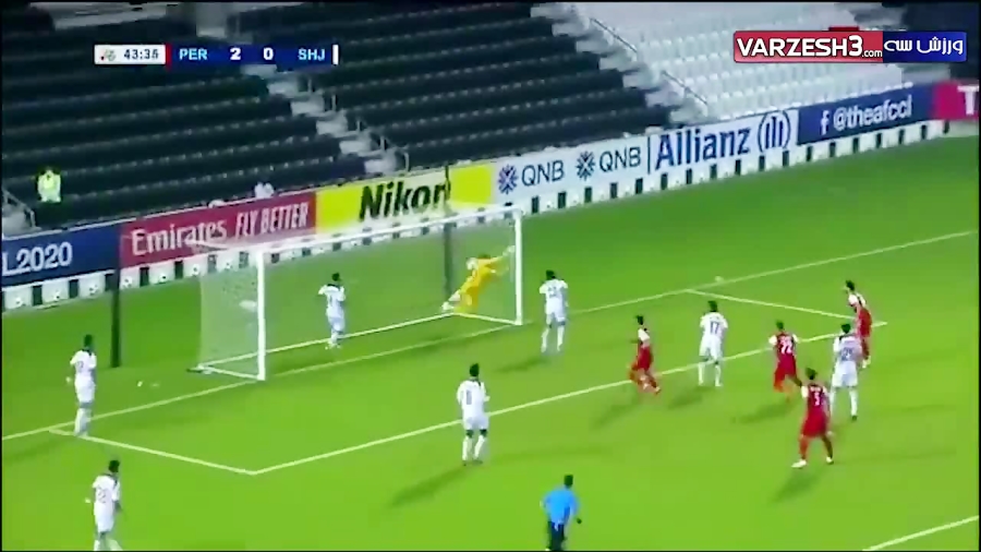 گل سوم پرسپولیس به الشارجه با...
