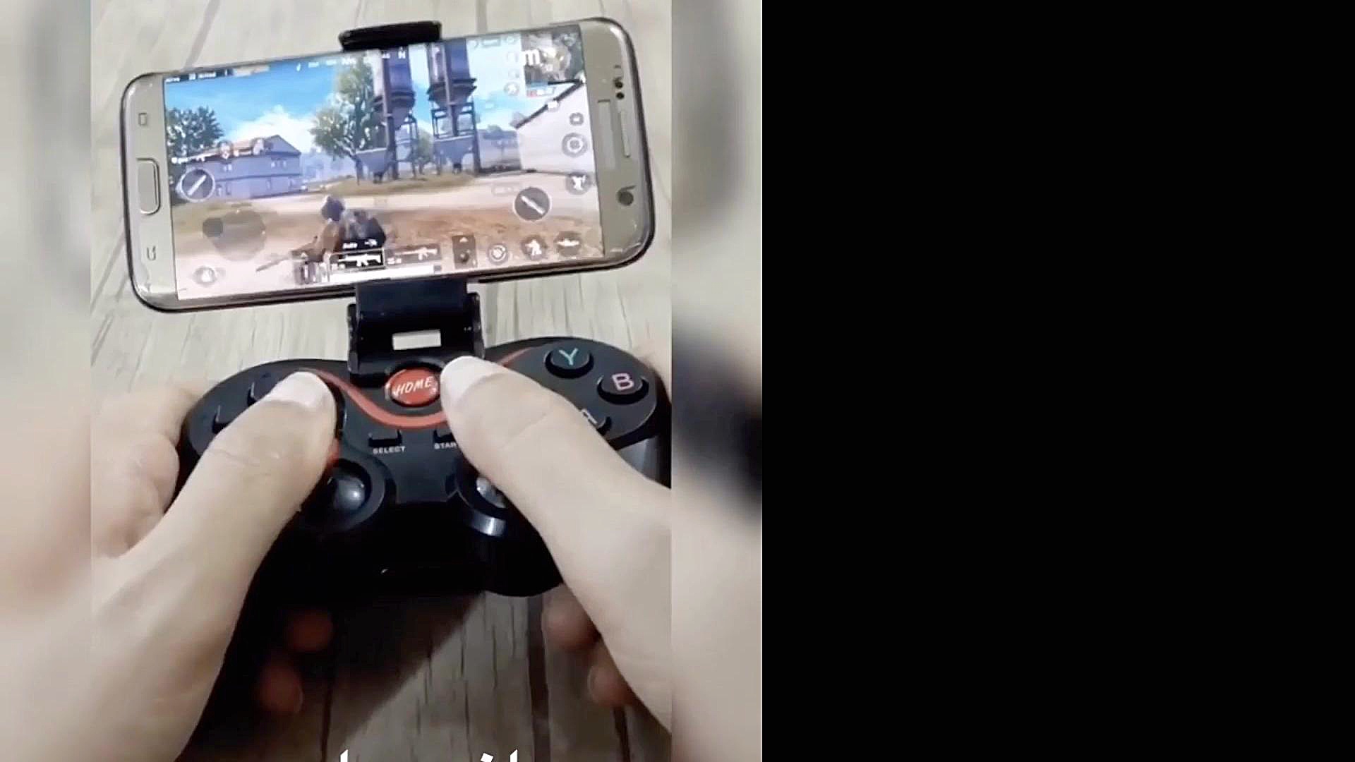 تست بازی پابجی توسط دسته بازی...