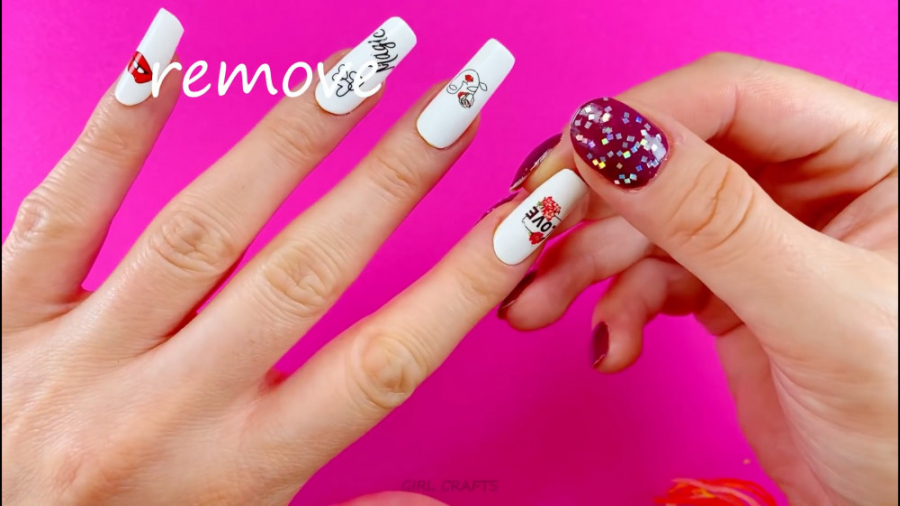 ترفندهای دخترانه  ساختن ناخن م...