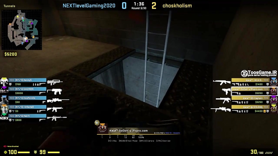 Tournament - CS:GO Gold - CHM vs NLG