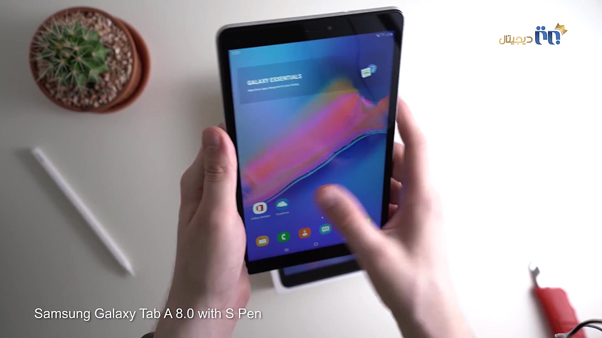 ویدئوی جعبه گشائی تبلت‌ قلم دا...